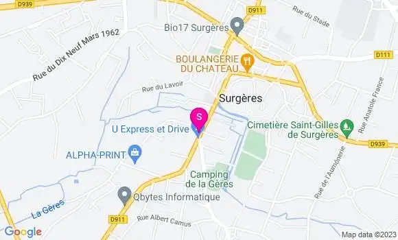 Localisation Super U