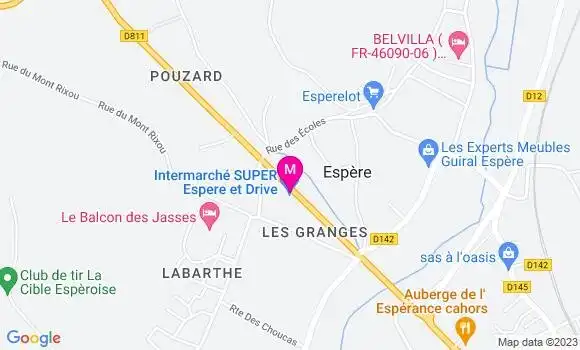 Localisation Intermarché Station