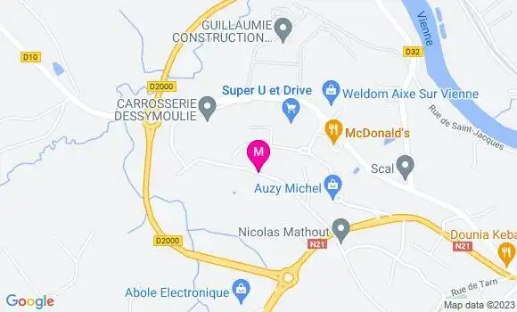 Localisation Super U