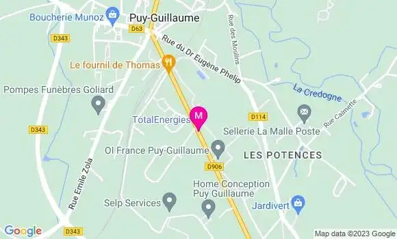 Localisation Relais Lagarde