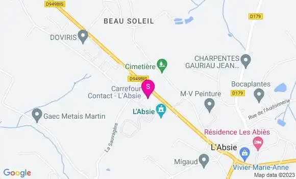Localisation Carrefour Contact