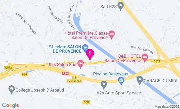 Localisation Station Service Leclerc