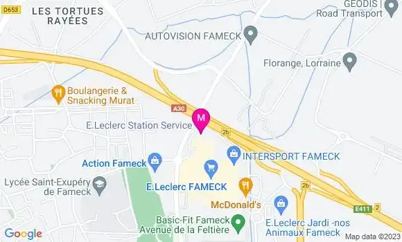 Localisation Station Leclerc