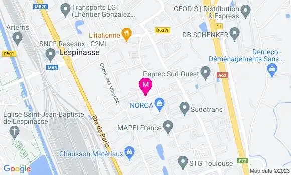 Localisation Station Aire C