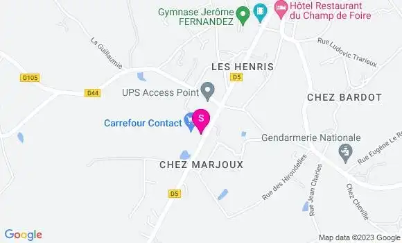 Localisation Carrefour Contact