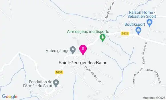 Localisation Station Carrefour