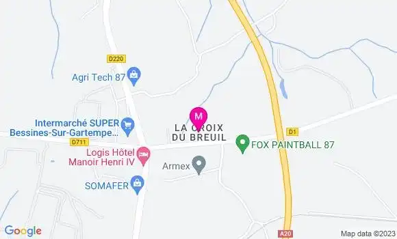 Localisation Intermarche Station