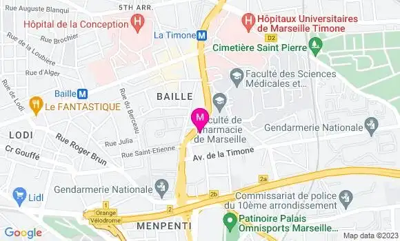 Localisation Esso Express
