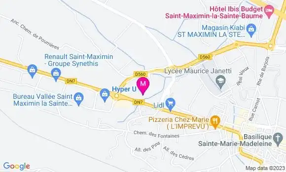 Localisation Super U