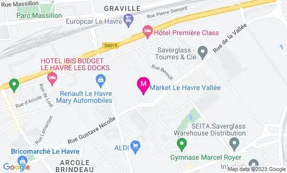 Localisation Carrefour Market