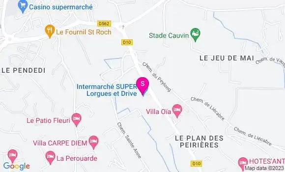 Localisation Intermarché Station