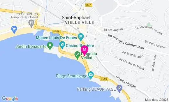 Localisation Station la Corniche d