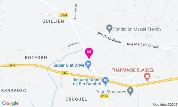 Localisation Super U