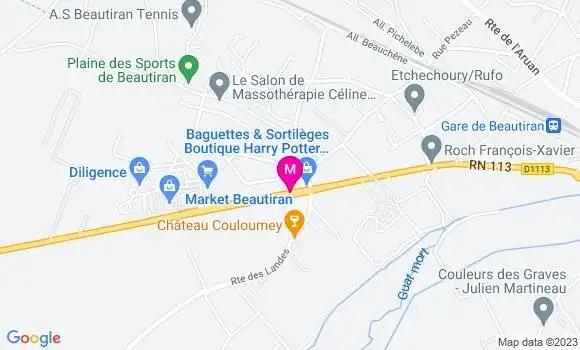 Localisation Station Carrefour