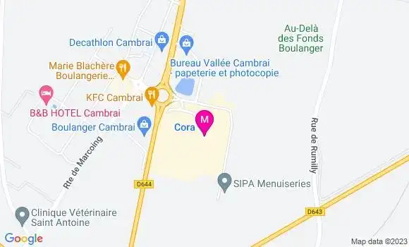 Localisation Station Cora