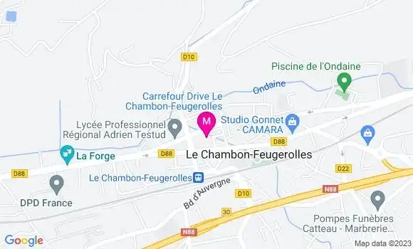 Localisation Carrefour Market