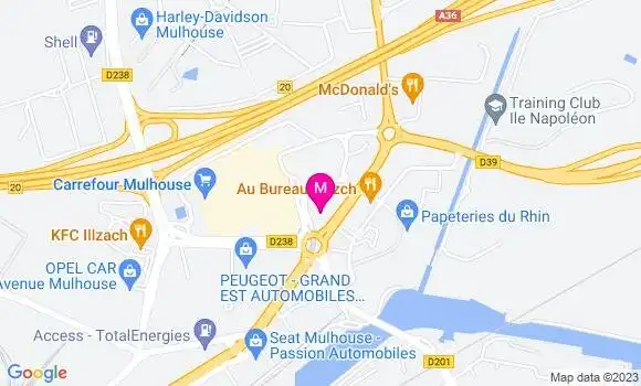 Localisation Station Carrefour