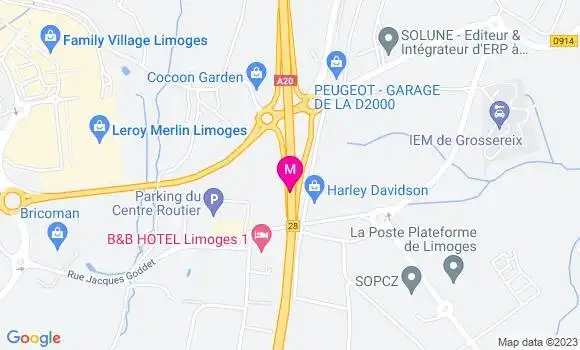 Localisation Avia Aire de Est