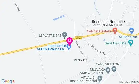 Localisation Intermarché Station