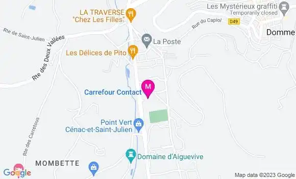 Localisation Carrefour Contact