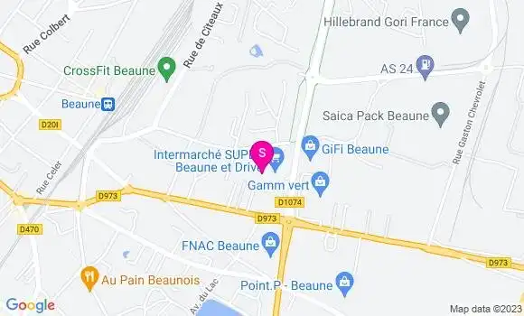 Localisation Intermarché Station