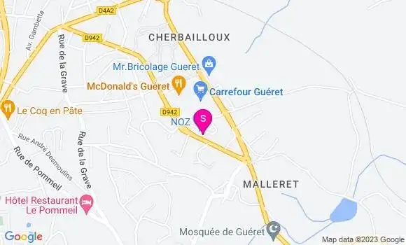 Localisation Station Carrefour