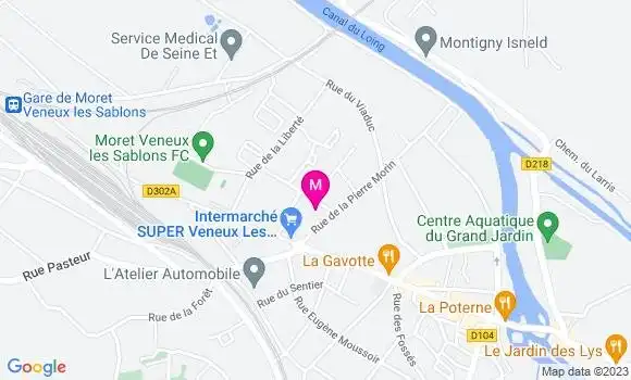 Localisation Intermarché Station