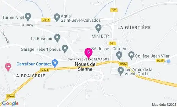 Localisation Carrefour Contact