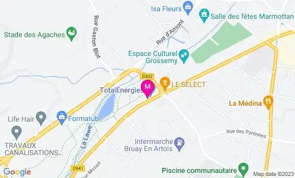 Localisation Relais de la Lawe
