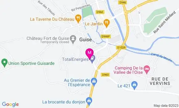 Localisation TotalEnergies