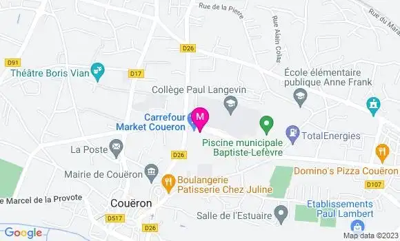 Localisation Station Carrefour