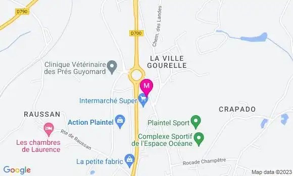 Localisation Intermarché Station