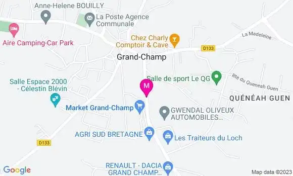 Localisation Carrefour Market