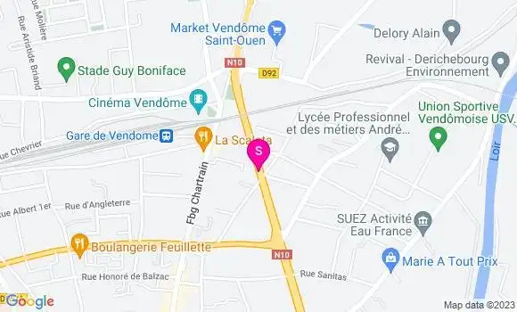 Localisation Carrefour Market