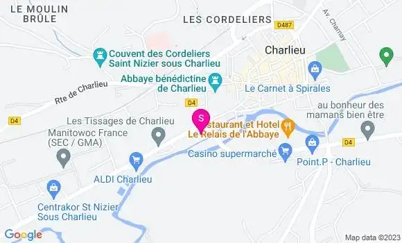 Localisation Garage Saunier