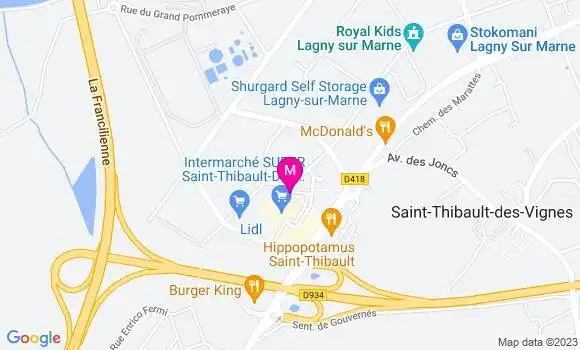 Localisation Intermarché Station