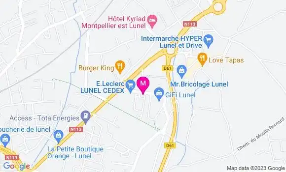 Localisation Station Leclerc