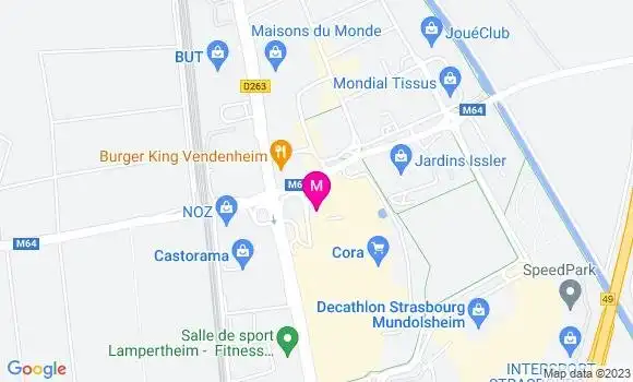 Localisation Station Service Cora