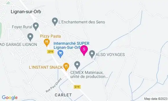 Localisation Intermarché Station