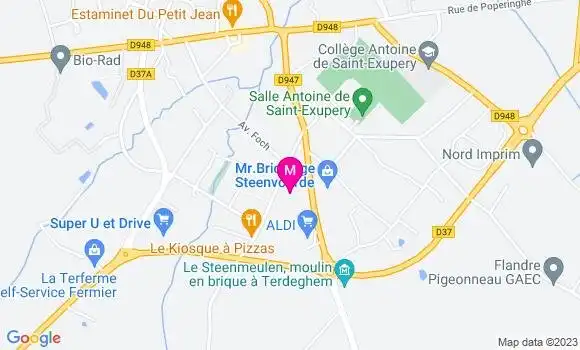 Localisation Carrefour Market