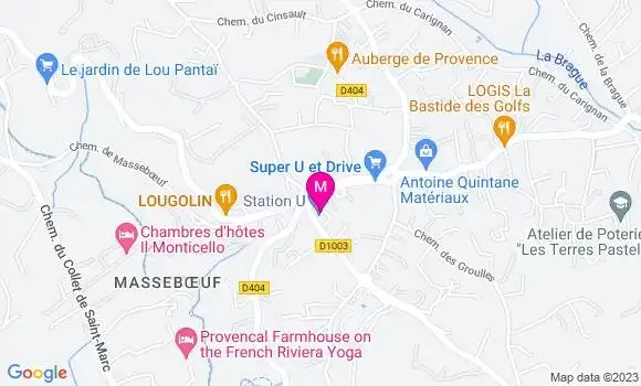 Localisation Station U