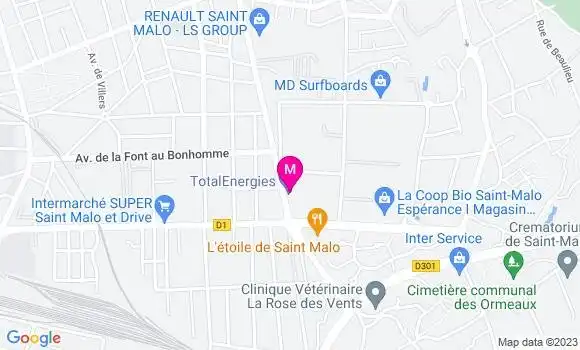 Localisation TotalEnergies