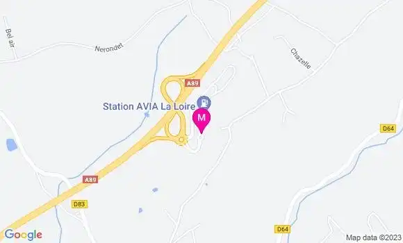 Localisation Aire de la Loire
