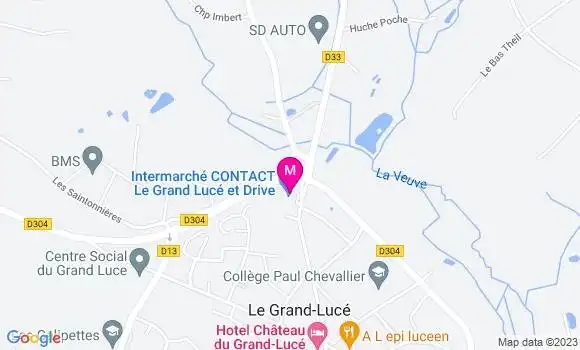 Localisation Intermarché Station
