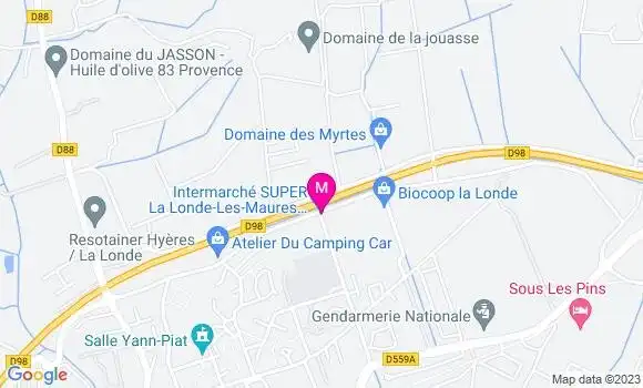 Localisation Intermarché Station