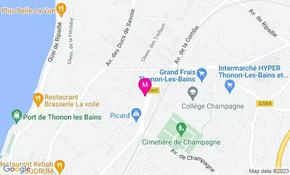 Localisation Esso Express