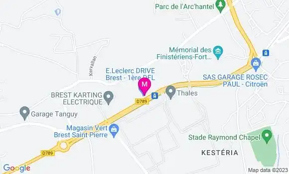 Localisation Leclerc Patoureau