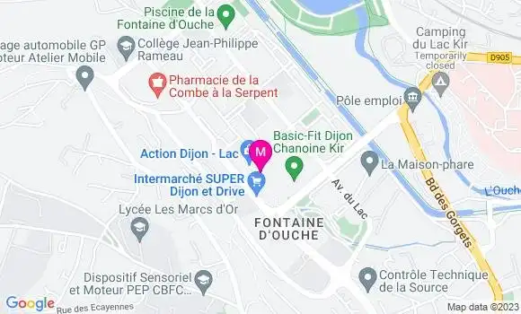 Localisation Intermarché Station
