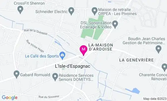 Localisation Esso Express