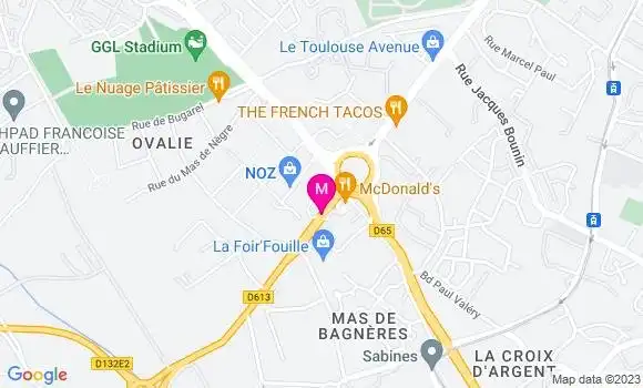 Localisation Carrefour Market